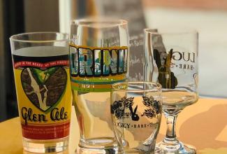 Limited craft beer glassware near me new glasses brewery finger lakes gift idea ithaca hector new york state