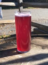Kettle sour with vincent grape juice from Lakewood Vineyards craft beer near me Ithaca new yor